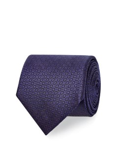 Шелковый галстук с вышивкой ручной работы Canali