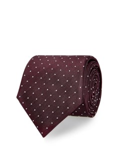 Шелковый галстук с вышитым узором ручной работы Canali