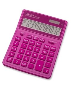 Калькулятор бухгалтерский SDC 444XRPKE розовый 12 разр Citizen