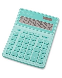 Калькулятор бухгалтерский SDC 444XRGNE бирюзовый 12 разр Citizen