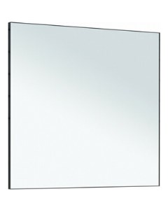 Зеркало Сильвер 80х75 с подсветкой черный 261672 261788 De aqua