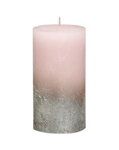 Свеча декоративная Гарда Декор Rustic 13см цвет пастельно розовый Garda decor