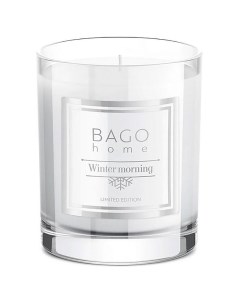 Свеча ароматическая Новогодняя коллекция Морозное утро Bago home