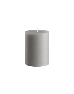 Свеча декоративная парафиновая 7 5 x 7 5 см серый Melt