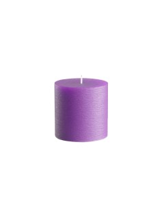 Свеча декоративная парафиновая 7 5 x 10 см фиолетовый Melt