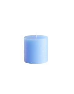 Свеча декоративная парафиновая 7 5 x 15 см голубой Melt
