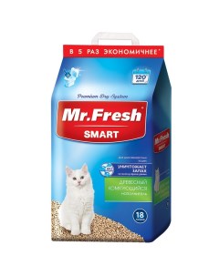 Mr Fresh Smart наполнитель для длинношерстных кошек Mr. fresh