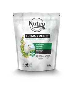 Сухой корм для взрослых собак средних пород с ягненком и экстрактом розмарина 1 4 кг Nutro