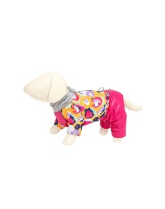 Osso Комбинезон для собак на меху Морозко малина принт р 32 сука Одежда для собак