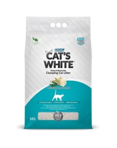 Marseille soap Комкующийся наполнитель для кошек с ароматом марсельского мыла 8 55 кг Cat's white