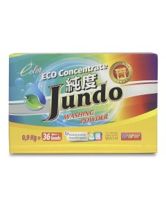 Экологичный концентрированный порошок для стирки Цветного белья 36 стирок 900 гр Color Jundo