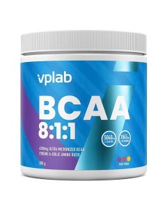 Аминокислоты BCAA 8 1 1 вкус Фруктовый пунш 300 г VPLab Vplab nutrition