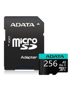 Карта памяти Premier Pro adapter 256GB AUSDX256GUI3V30SA2 RA1 Adata