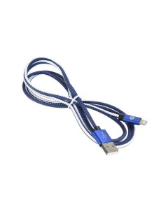 Кабель USB USB A m Lightning m 1 2м синий Digma