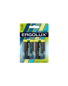 Батарейка Alkaline LR20 BL 2 D 1522952 Ergolux
