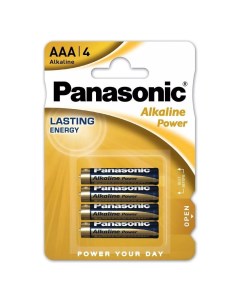 Батарейка Alkaline Power AAA блистер 4 шт Panasonic
