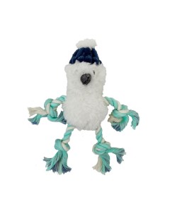 Игрушка для собак Frozen in Time Снеговик с канатами и пищалкой плюш 20см Chomper