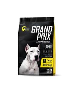 Корм для собак для крупных пород ягненок сух 2 5кг Grand prix
