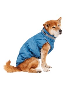 Куртка на молнии для собак 4XL синий унисекс Rurri