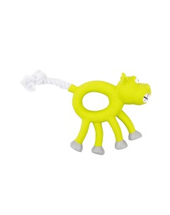 Игрушка для собак Корова с веревочным хвостом 12 см Petmax