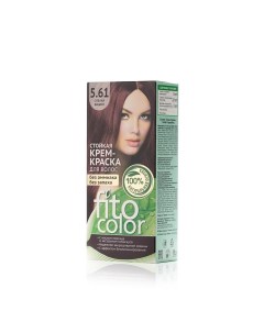 Стойкая крем краска для волос FitoColor 5 61 Спелая вишня 115мл Фитокосметик