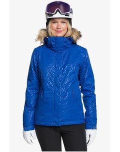 Женская Сноубордическая Куртка Jet Ski Mazarine Blue Zebra Roxy