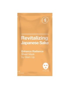 Восстанавливающая тканевая маска с экстрактом японского саке 21 гр Glam up