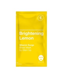 Витаминная тканевая маска с экстрактом лимона 21 гр Glam up