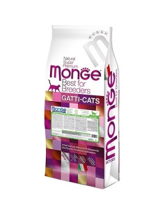 Сухой корм Монж Монопротеиновый для взрослых кошек Кролик Monge