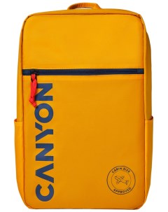 Рюкзак для ручной клади и ноутбука 15 6 CSZ 02 Желтый Темно синий CNS CSZ02YW01 Canyon