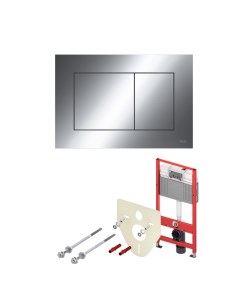 Инсталляция для унитаза base 9400412 с серой клавишей Tece
