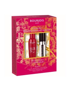 Набор подарочный тушь для ресниц блеск для губ FY22 Volume glamour oh oui gloss fabuleux Bourjois