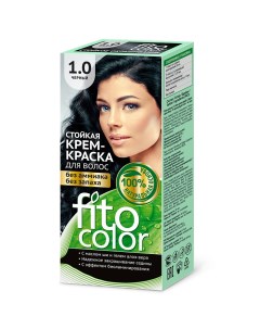 Крем краска для волос тон 1 0 черный 50 мл Fitocolor