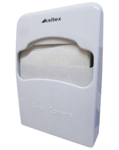 Диспенсер для покрытий на унитаз покрытия 1 4 сложения белый Ksitex