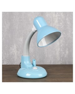 Настольная лампа Капелька с подставкой для ручки голубая Кнр