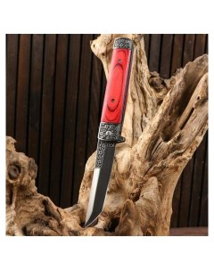 Нож складной танто полуавтоматический ручка дерево 22 8см клинок 9 5см Nnb