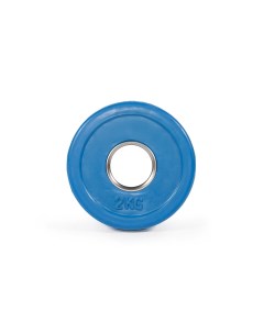 Цветной тренировочный диск D50 мм 2 0 кг синий 2235 Stecter