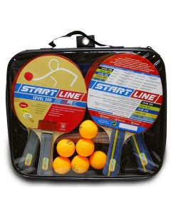 Набор для настольного тенниса Level 200 4 ракетки 6 мячей сетка Start line