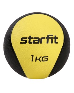Медбол высокой плотности 1 кг GB 702 желтый Starfit