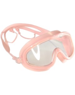 Очки полумаска для плавания взрослая силикон розовые E33161 3 Sportex