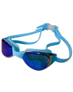 Очки для плавания взрослые зеркальные E33119 0 голубой Sportex