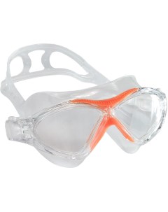 Очки полумаска для плавания взрослая силикон оранжевые E33183 4 Sportex