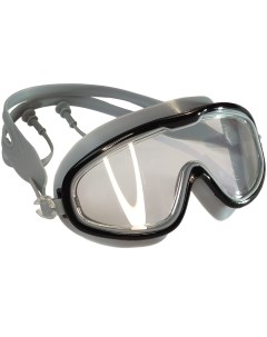 Очки полумаска для плавания взрослая силикон серебро E33161 1 Sportex