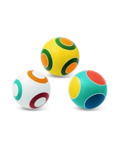 Мяч резиновый детский d20см кружочки Р3 200 Кр продажа по 8шт Nobrand