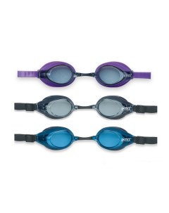 Очки для плавания Pro Racing Goggles 3 цвета 55691 Intex