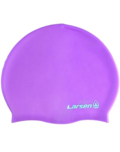 Шапочка плавательная MC47 силикон фиолетовый Larsen