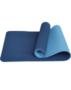 Коврик для йоги 183x61x0 6 см ТПЕ E33583 синий голубой Sportex