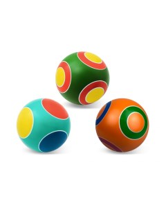 Мяч резиновый детский d12 5см кружочки Р3 125 продажа по 8шт Nobrand