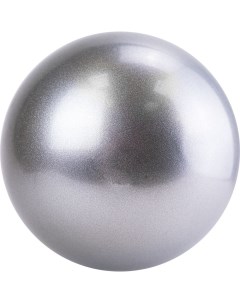 Мяч для художественной гимнастики однотонный AG 19 06 диам 19 см ПВХ серебристый Nobrand