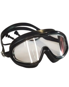 Очки полумаска для плавания взрослая силикон черные E33161 4 Sportex